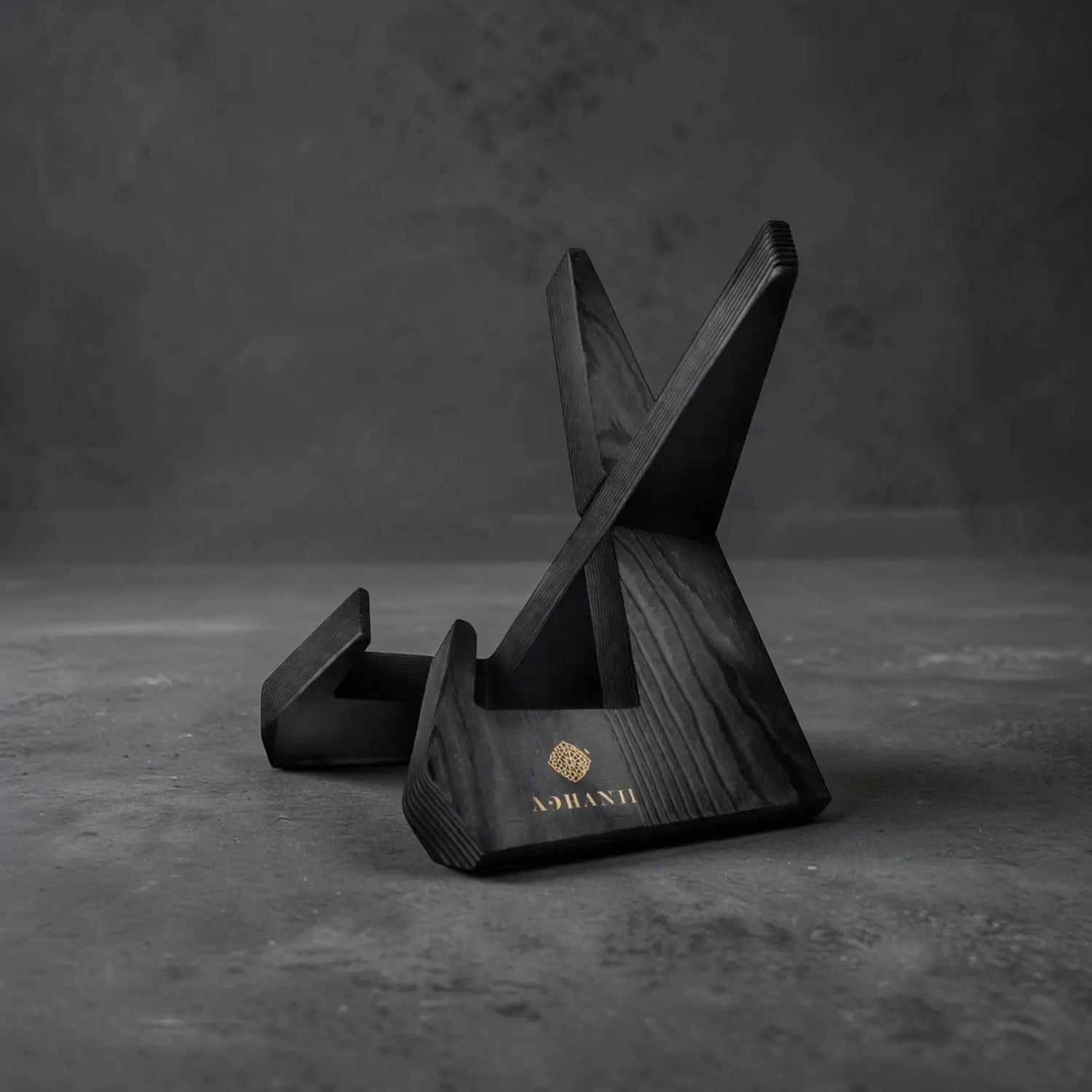 Support horloge en bois Adhani Noir ADHANI