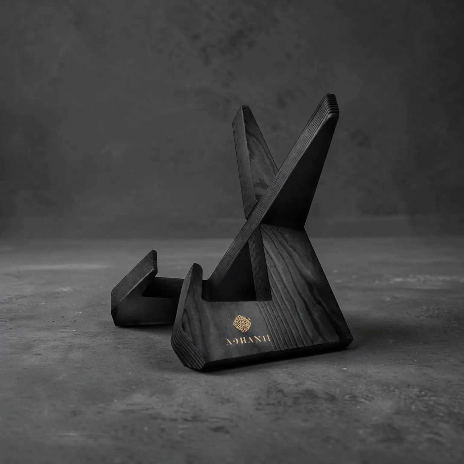 Support horloge en bois Adhani Noir ADHANI